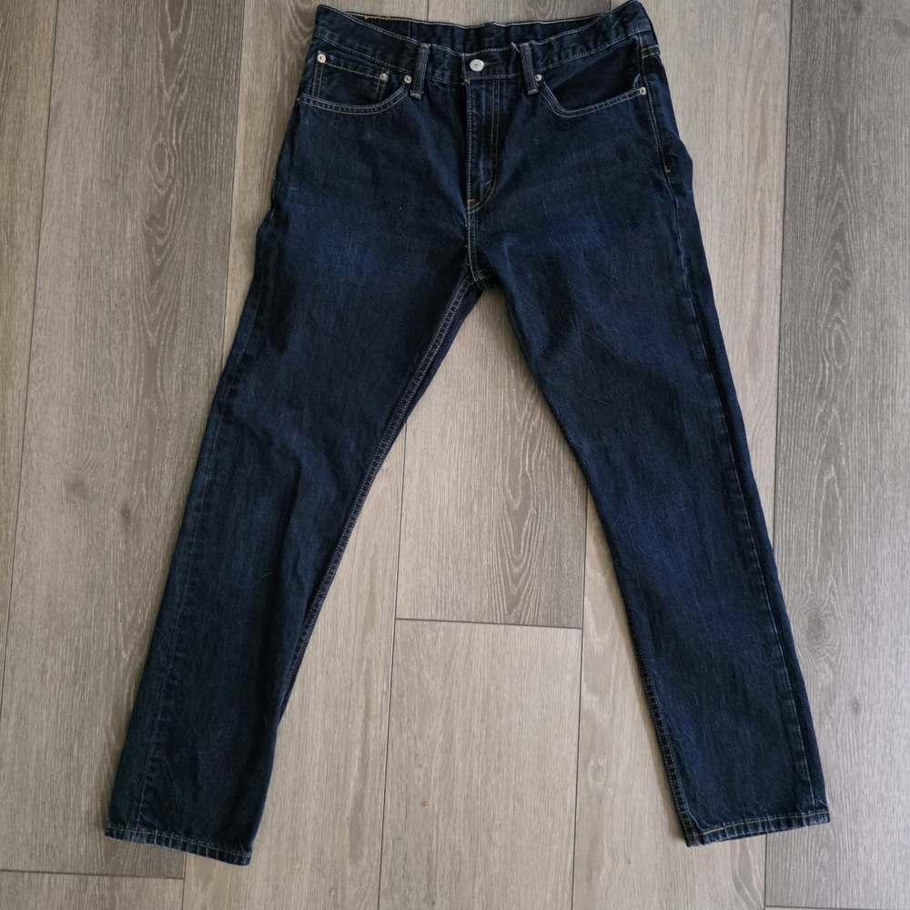 Levi's Dark Blue Straight Jeans Premium Denim 32x30